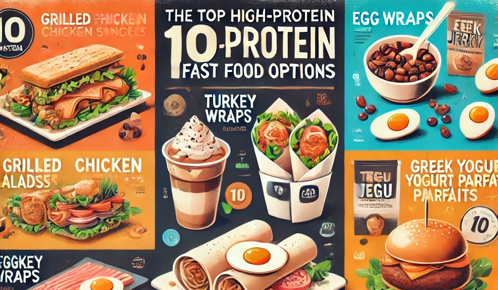 Top 10 High-Protein Fast Food Options for On-the-Go