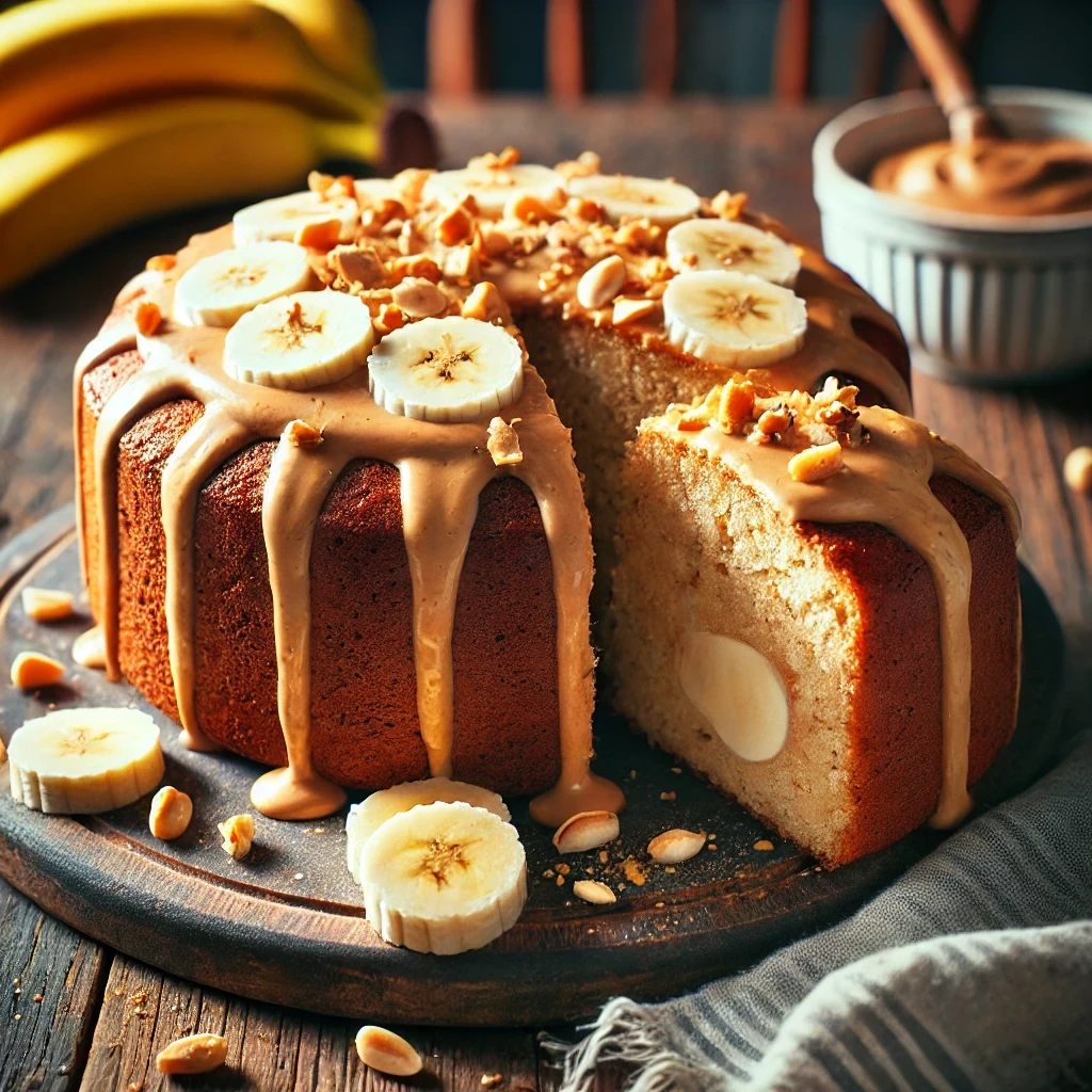 Nutty Banana Power Cake