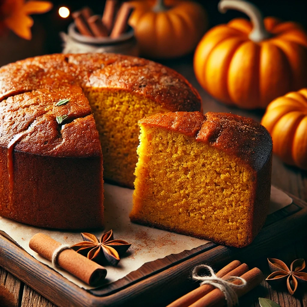 Autumn Spice Protein Cake