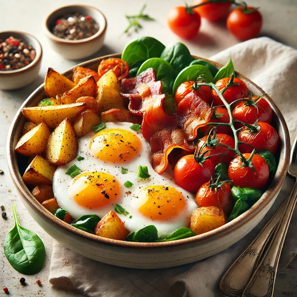 Sunrise Egg Breakfast Bowl 