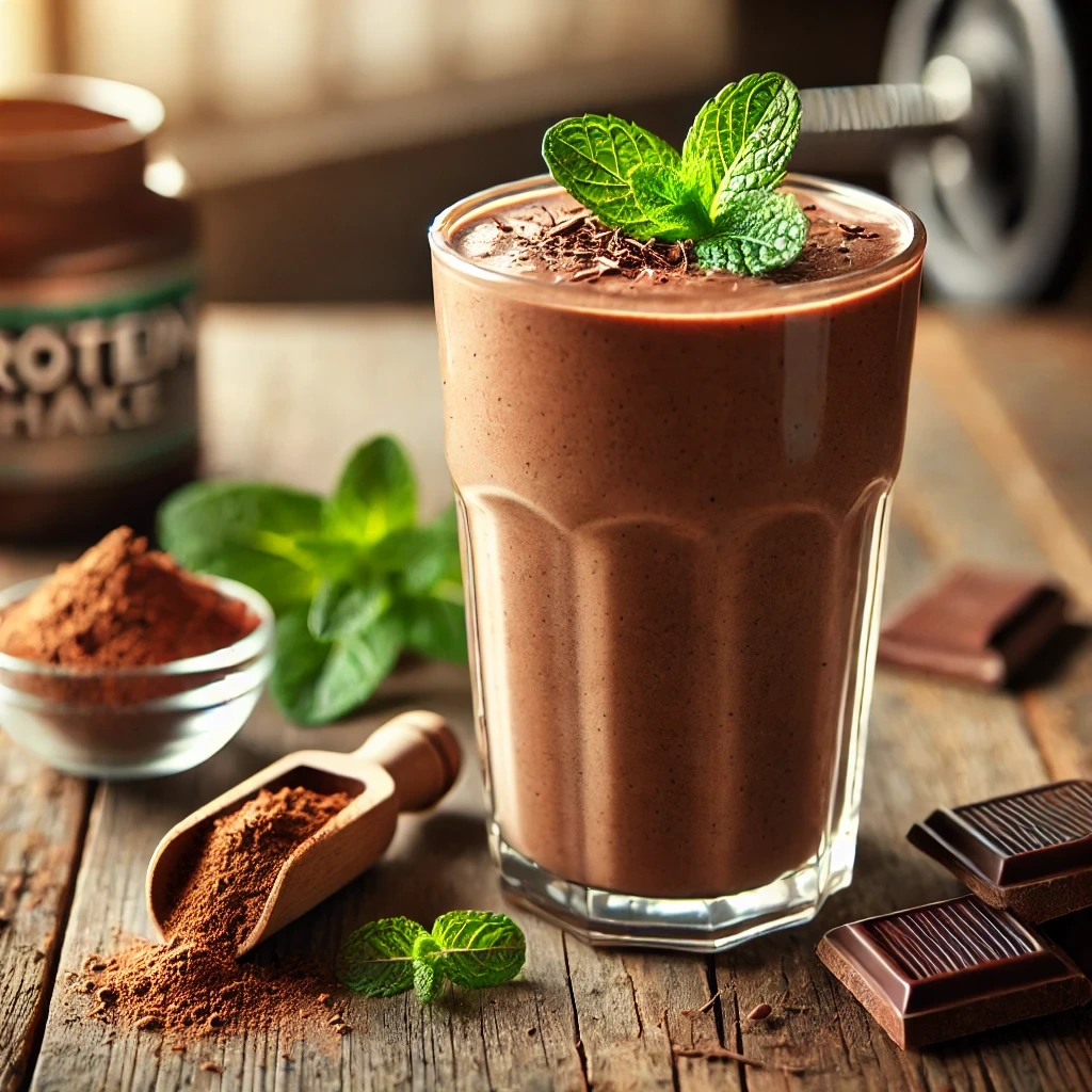 Cool & Chocolatey: Mint Protein Shake for Recovery