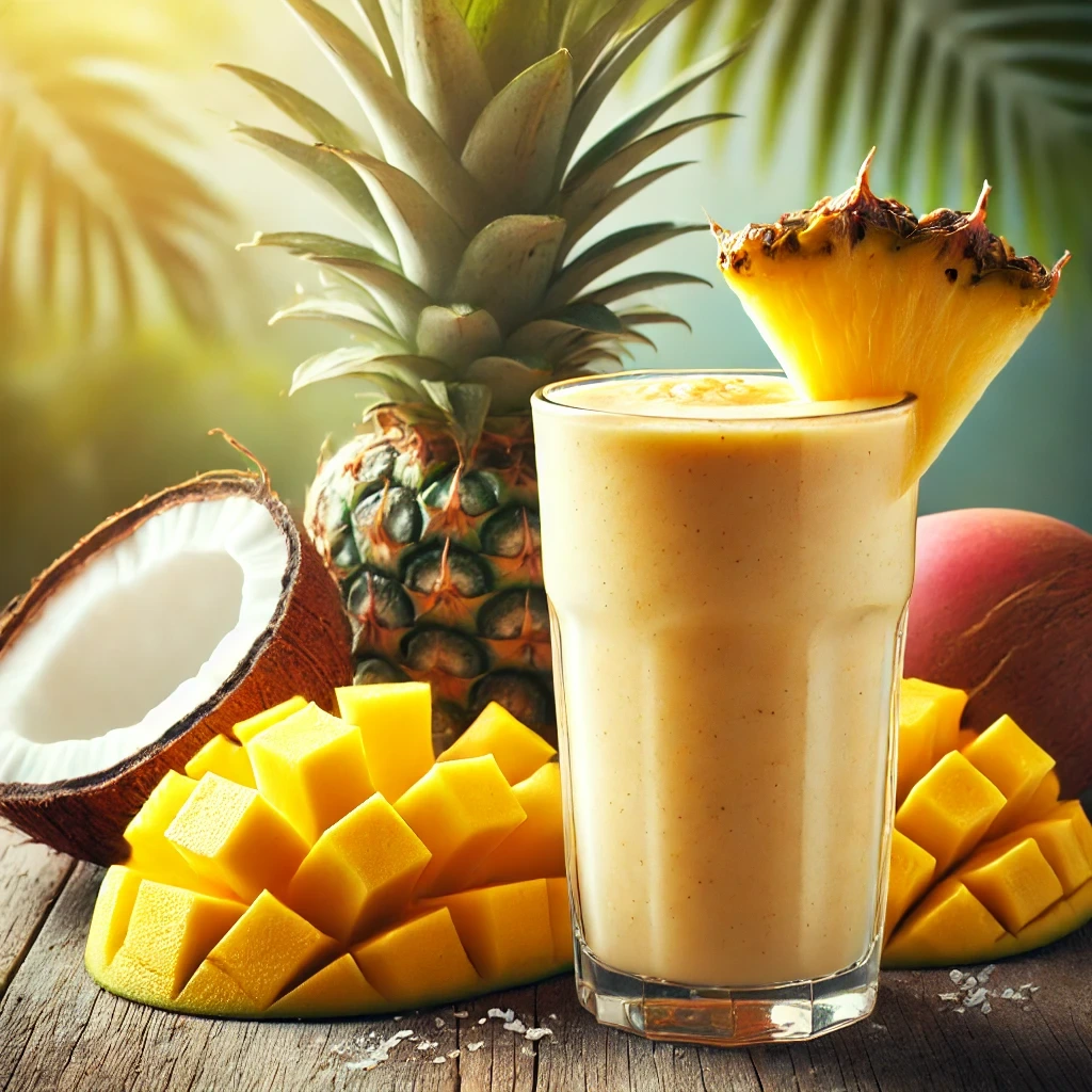 Tropical Paradise: Protein Shake for Refreshment & Recovery