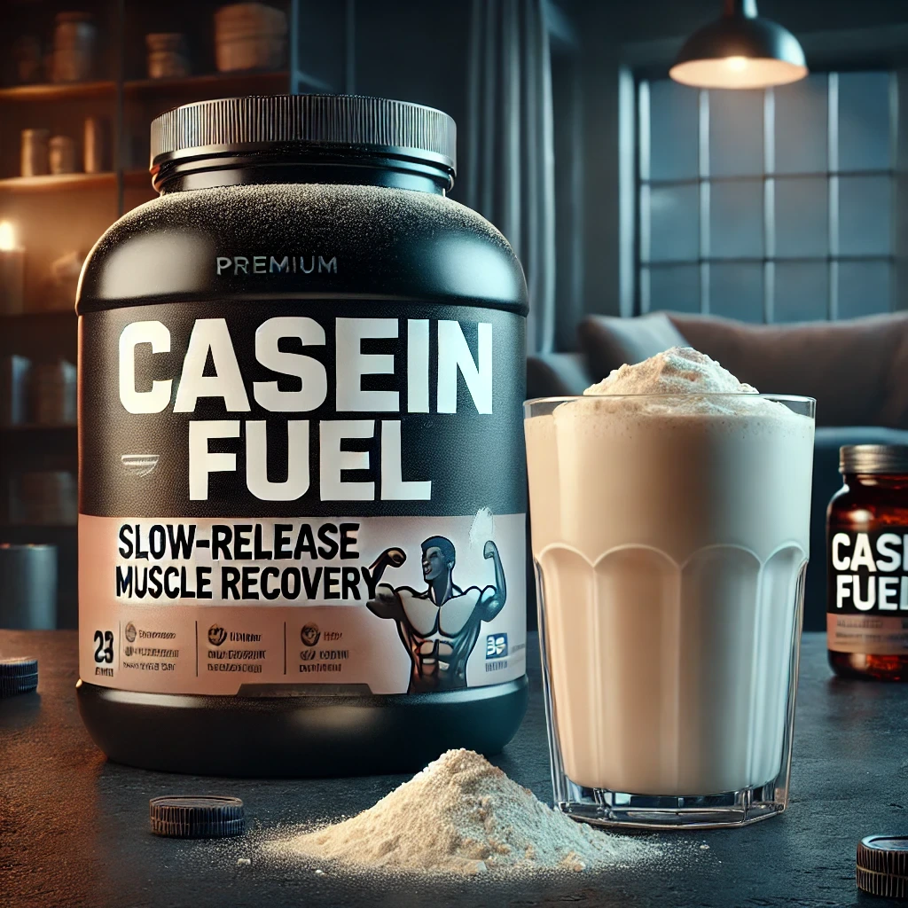 Casein Fuel: Slow-Release Muscle Recovery